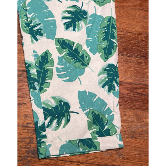 J. Crew Linen Pull On Drawstring Ankle Crop Pants Womens Size 6 Tropical $69 NEW - Picture 10 of 16